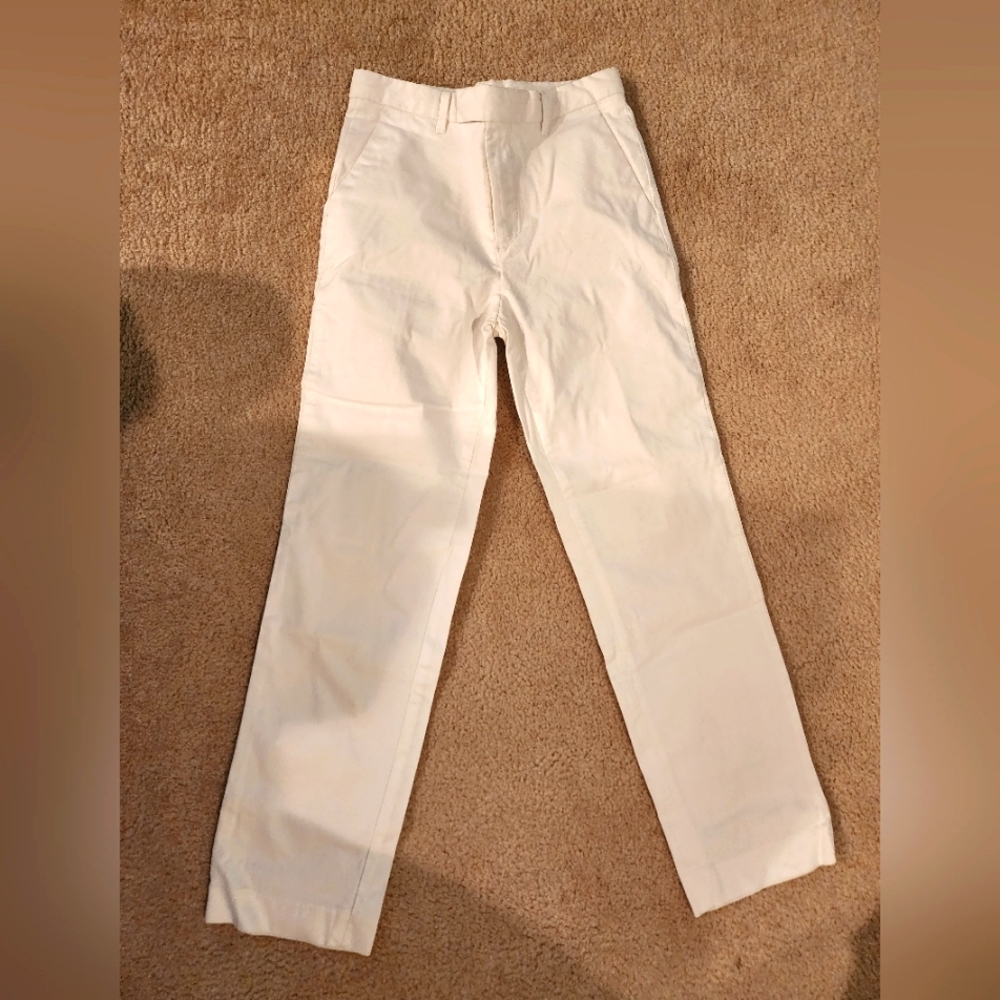 Calvin Klein boys size 12 regular white pants